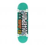 Foundation Skateboards 3 Star Teal Complete Skateboard - 7.88 x 32 for sale