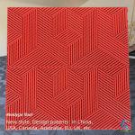 Modern Interlocking Garage Flooring Red Plastic Mats For Garage Floor for sale