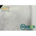 100% Polyester Interlining Fabric With Flat Coating HDPE For Casual Shirt