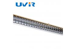 China Single Tube Carbon Fiber IR Quartz Heater Lamp R7S Base With Gold Coating supplier