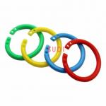30mm Double Buckle Plastic Loose Leaf Binder Rings Environmental Protection for sale