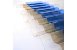 China Apartment Roofing Polycarbonate Corrugated Sheet Virgin Material supplier