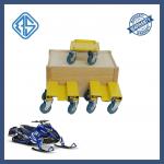 PVC Swivel Casters Drivable Snowmobile Dolly Set 3 Piece 10 Inch X 8 Inch Pads Protection for sale
