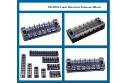 China 25A 12 Pole Terminal Block 230V 400V 660V Fixed Barrier Screw Plate Mount supplier
