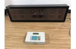 China Wireless Control Digital Led Clock With Carry Case supplier