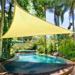 Polyester Sun Shade Sail Waterproof Shade Sails Outdoor Sun Shade