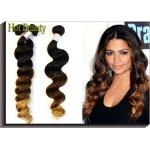 Women's  Human Hair Extensions 3 Tone Loose Wave 12 inch - 28 inch for sale