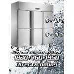 High Capacity 1600L 6 Door Commercial Freezer Restaurant Industrial Fridge Freezer for sale