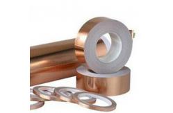 China Heat Resistant Shining Copper Foil Tape Emi Shielding With Adhesive supplier