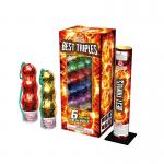 Liuyang Canister Artillery Shells / Triple Break Canister Shells Firework For Festival for sale