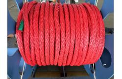 China 64mmx220m UHMWPE Rope With Polyester Sheath With High Breaking Load supplier
