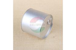 China Silver Foil Label Paper Canister Food Paper Tube Packaging Aluminum Easy Open End supplier