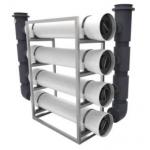 RO Prefiltration Fiberglass Membrane Cartridge FRP Filter Housing For Corrosive Liquids for sale