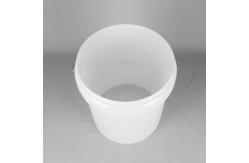 China Screen Printing White Plastic Buckets 5 Gallon With Lid supplier