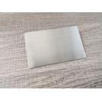 85x54mm Silver Brushed N-tage216 Nfc Metal Card 2cm Reading Distance for sale