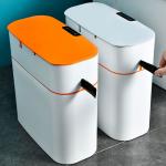 Household Induction Packaging Toilet Dormitory Cleat Large Capacity With Lid Automatic Induction Intelligent Garbage Can for sale