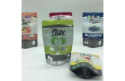 China Empty Tea Packaging Stand Up Pouch Moisture Proof Resealable Zipper Bags supplier