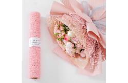 China Waterproof Spider Mesh Eco Friendly Florist Wrapping Paper Roll 50cm*5Y supplier