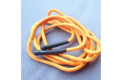 China Round Shape Polyester Silicone Dipping 6mm Drawstring Cord supplier