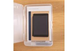 China A4 Paper Plastic Storage Clipboard 25x36.6cm Waterproof Fireproof Office Filing Boxes supplier