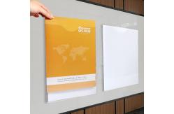 China Vertical Horizontal Magnetic Document Holder Pvc Laminated Box File Screen Printing supplier