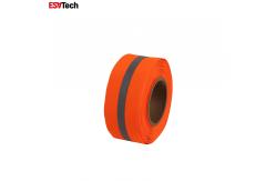 China Highlight Sewing Reflective Webbing Red Fashsion For Making Safety Outwear Bags Hat supplier
