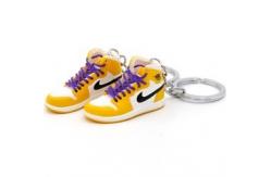 China Figure manufacturer OEM 3D Mini Sneaker Shoe Keychain Custom Your Own Design Toy supplier