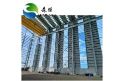 China Long Span Structure Steel Engineering Building Galvanized Or Painted Steel Frame Surface supplier