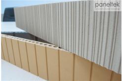 China Textured / Lined Ceramic Wall Cladding Tiles , External Wall Insulation Cladding supplier