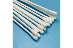 China 6inches Cotton Applicator With Solid Handle Disposable Sampling Swab Customize Accept supplier