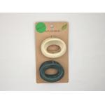 Various Shapes Recycled Plastic Hair Claw Clips Eco Friendly Biodegradable Different Color for sale
