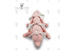 China Plushy Animal Soft Plush Toy 60cm Papa Pink Bunny Plushie supplier