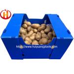 Stackable Foldable Corrugated Plastic Box For Packaging Fruits Vegetables for sale