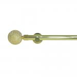 Golf Finial Custom Curtain Rod Accessories Single Bracket 28mm Diameter for sale