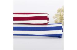 China Easy Care Good Looking Hoddie Striped Cotton Fabric For French Terry supplier