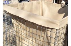 China Army Defensive Hesco Barrier , Mesh Gabion Box Wall 4.0 Mm Spring Wire supplier