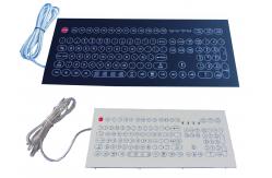 China Compact IP65 waterproof Industrial Membrane Keyboard / washable computer keyboard supplier