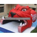 Portable Inflatable Football Tunnel With Helmet,Inflatable Football Helmet Tunnel For Sale for sale