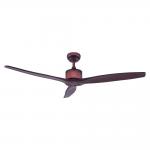 Decorative 110v 75w 52 Inch Flush Mount Ceiling Fan With Light And Remote for sale