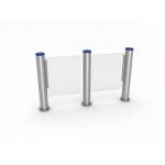 China Automatic 168mm Cylindrical Swing Speed Gate Turnstile Rapid Access Door Security Barrier System manufacturer