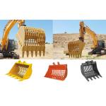 CAT HITACHI KOMATSU Excavator Sieve Bucket Excavator Attachments for sale