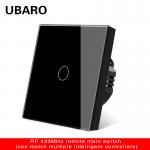 Smart Tempered Glass Remote On/Off Switch with LED Indicator