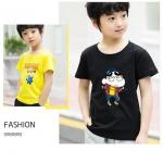 China Scoop Neck Children's Style Clothing , Short - Sleeved Cotton Children T Shirt manufacturer