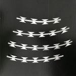Electro Galvanized1.5mmx1.5mm Diamond Welded Razor Wire Mesh for sale