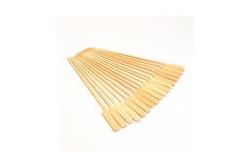 China OEM Disposable Bamboo Paddle Skewer Sticks For Fruit Meat Vegetables supplier
