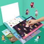 100PCS Reusable Sticker Book About Fairy Characters Daily Clothing Festivals for sale