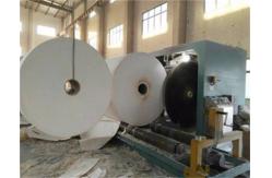 China 43kw Paper Jumbo Roll Slitter Cutting Machine With Electric Circular Saw Blade supplier