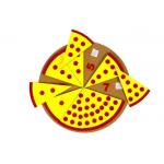Pizza Design Felt Cloth Crafts Safe For Kids Early Learning Knowledge for sale