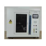 Vertical Horizontal Flammability Tester , IEC60695-11-20 Flammability Test Apparatus for sale
