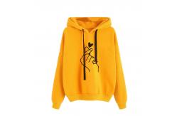China Custom Printing Design Fleece Women Hoodie Unisex Casual Autumn supplier